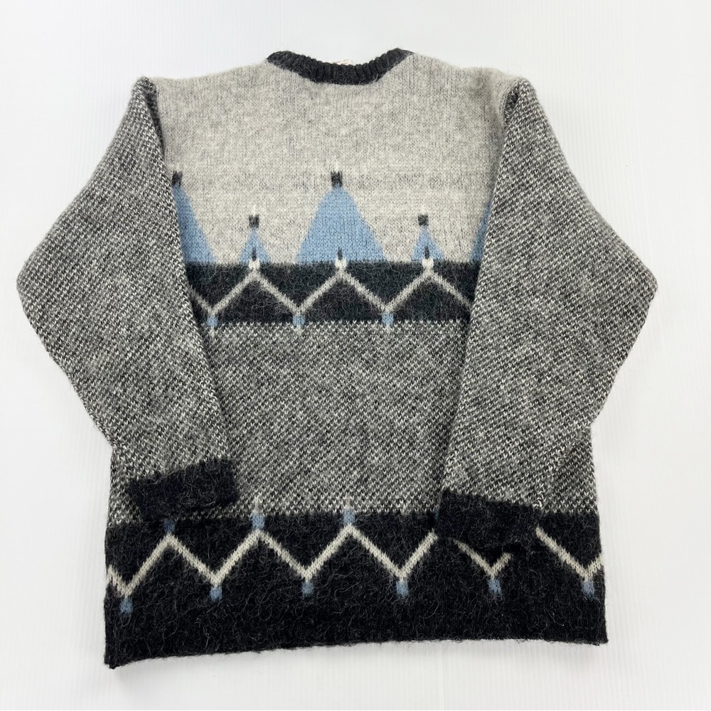 Vintage Alafoss Icewool Iceland Knit Long Sleeve Pullover Sweater - Picture 4 of 4